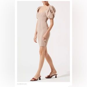 ASTR the Label Balloon Sleeve Body-Con Dress